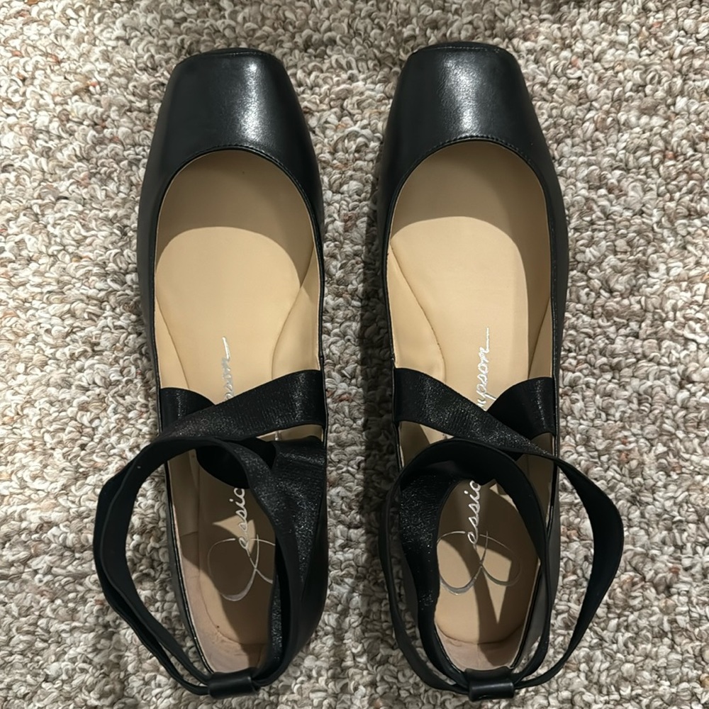 9 1/2 Black Jessica Simpson ballet shoes